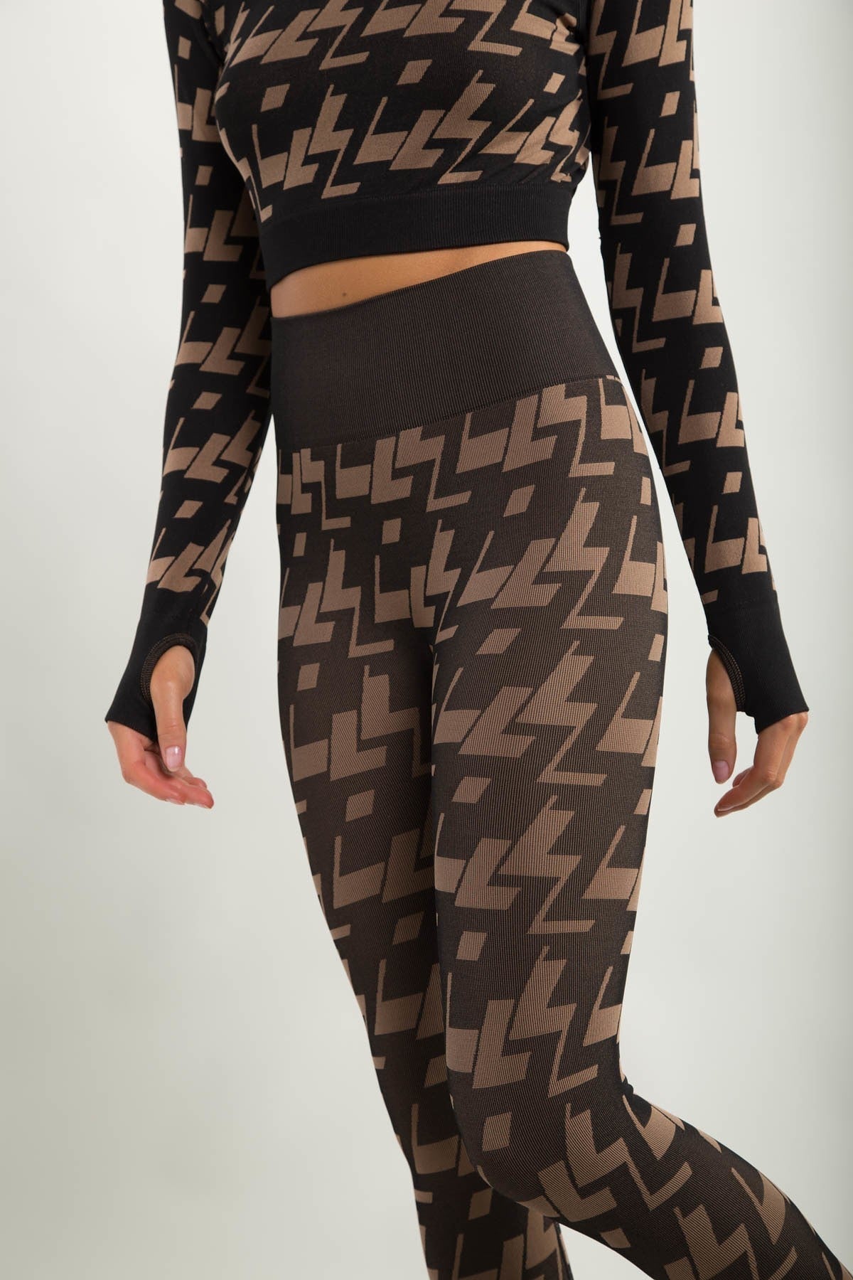 Pattern High Waist Leggings